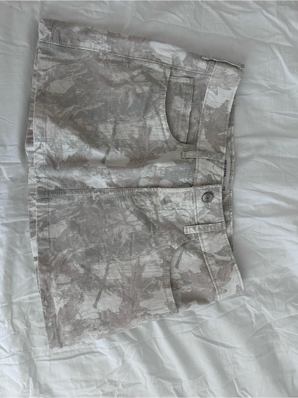 Hollister Camouflage Printed Mini Skirt